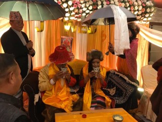 जाङ्मुसँग गरे मुख्यमन्त्री शेरधनले विवाह