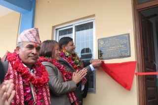 विजयखर्कमा एकसाथ चारवटा भवन उद्घाटन, स्थानीय भए हर्षित