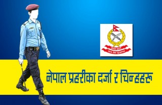 नेपाल प्रहरीमा जान्नै पर्छ यस्तो दर्जाको चिन्ह र संकेत