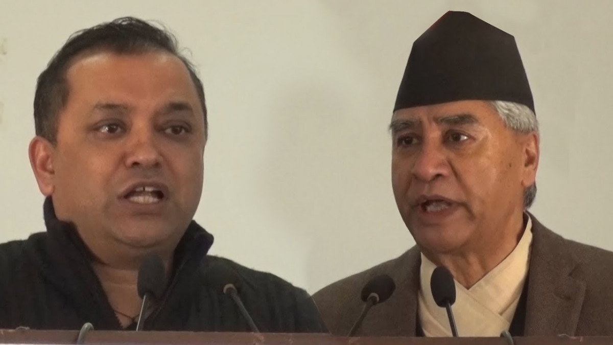 देउवामाथि गगनले गरे कडा प्रहार
