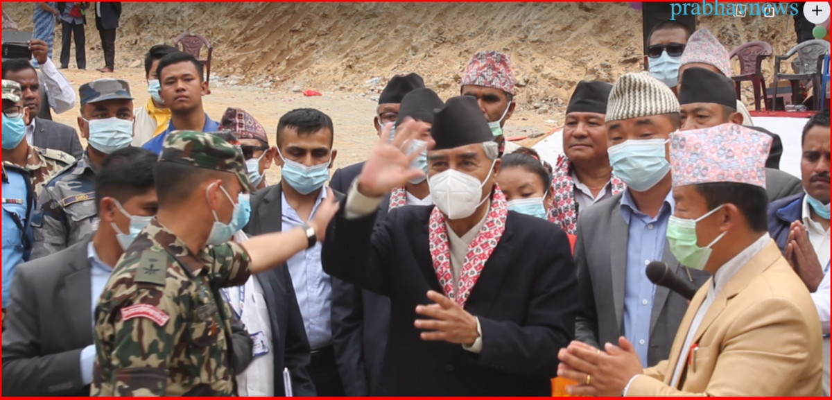 आफैले शिलान्यास गरेको पुल अलपत्र परेको पत्र प्रधानमन्त्री देउवाको हातमा