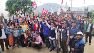 खोटाङमा गठबन्धनको चुनावी सभा सकियो, जित निश्चित भएको दावी