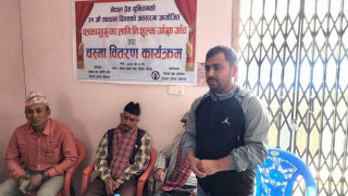 प्रेस युनियन स्थापना दिवस, पत्रकारको आँखा जाँच तथा चस्मा वितरण