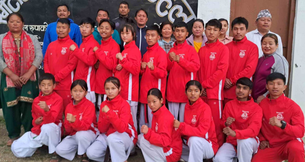 प्रदेशस्तरिय प्रतियोगीताका लागि छनौट भएका कराते र तेक्वान्दो खेलाडीलाई विदाई