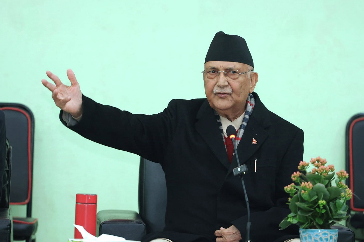 देउवाजीलाई १४ महिनापछि धुमधामसँग प्रधानमन्त्री पद हस्तान्तरण गर्छुः प्रधानमन्त्री ओली