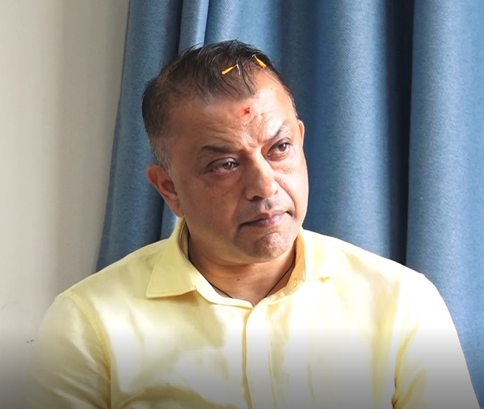 मिडिया हाउसमा गाडी तेर्स्याउन आएकाहरू सरकारी गाडी चढेर फर्केको सूचना छ : गगन थापा